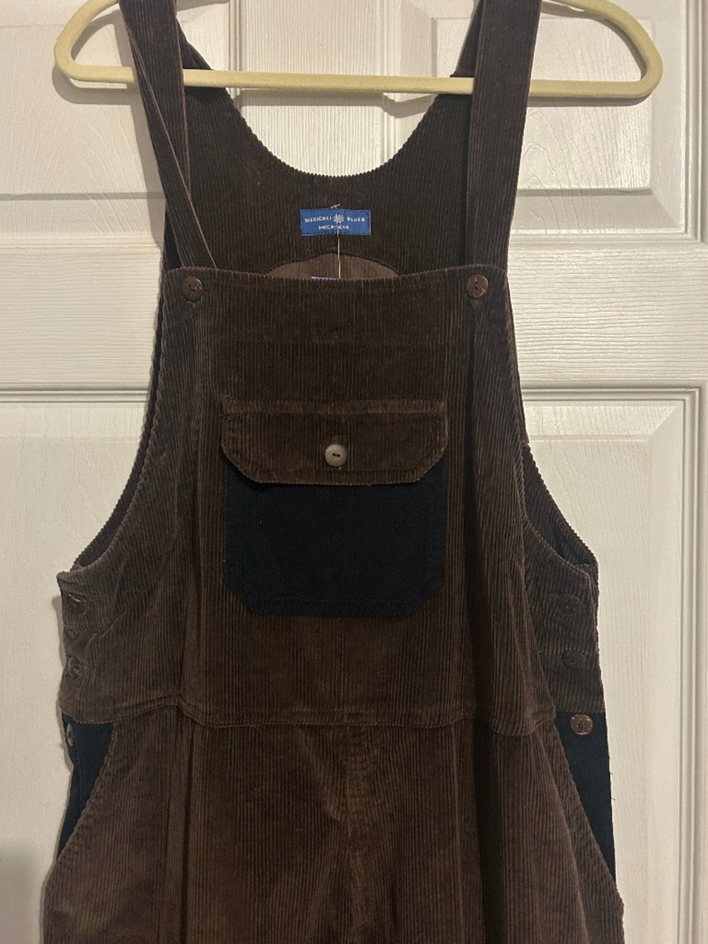 NWT Mexicali Blues Purple Corduroy Overalls